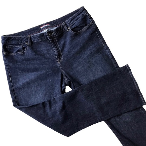 Tommy Hilfiger Denim - Tommy Hilfiger Boot Cut Jeans Dark Wash Size 18 R